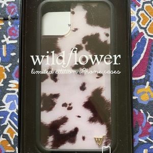 Wildflower Cow Hide iPhone 11 case